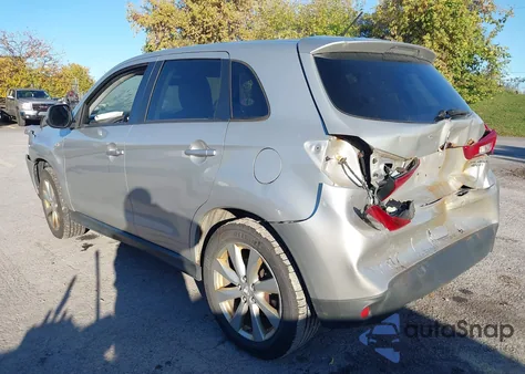2014 Mitsubishi Outlander Sport Es from USA, damaged, VIN 4A4AR3AU0EE004503